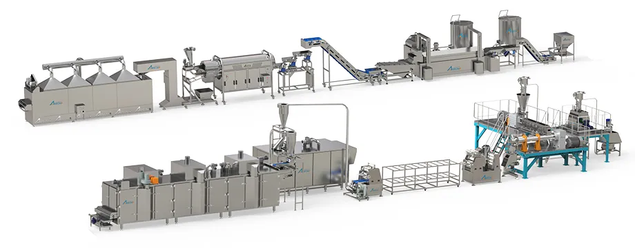2D/3D Pellet Snacks Processing Line