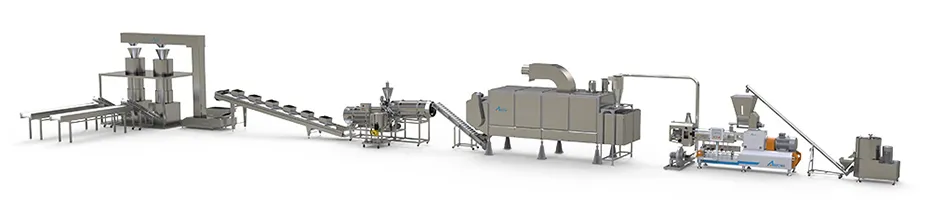 Dry Pet Food Production Line (100-800kg/h)